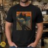 Mothman The Scream Munch Parody Fine Art Cryptid Horror Shirt