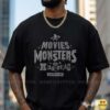 Movies Monsters And Margaritas At The Sasquatch Lounge Bigfoot Funny Shirt