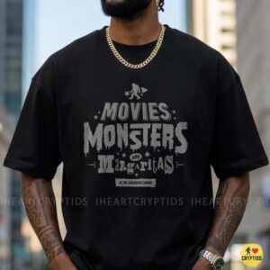 Movies Monsters And Margaritas At The Sasquatch Lounge Bigfoot Funny Shirt