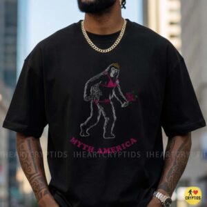 Myth America Bigfoot Beauty Queen Sasquatch Funny Shirt