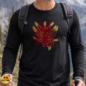 Nekomata Fire Cat Japanese Yokai Monster Shirt