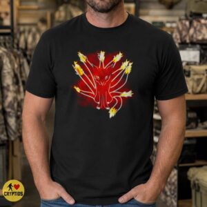 Nekomata Fire Cat Japanese Yokai Monster Shirt