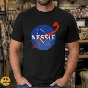 Nessie NASA Logo Parody Loch Ness Monster Space Shirt