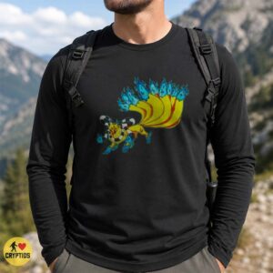 Nine Tailed Fox Kitsune Spirit Flame Fantasy Japanese Folklore T-Shirt 6 Nine Tailed Fox Kitsune Spirit Flame Fantasy Japanese Folklore Shirt