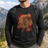 Nine Tailed Kitsune Fox Japanese Yokai Art Shirt