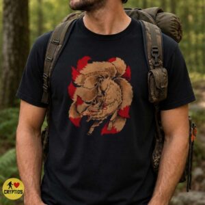 Nine Tailed Kitsune Fox Japanese Yokai Art Shirt