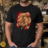 Nine Tailed Kitsune Fox Japanese Yokai Art Shirt