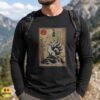 Nine Tailed Kitsune Fox Japanese Yokai Vintage Art Shirt