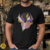 Nonbinary Pride Kitsune Fox Japanese Yokai Shirt