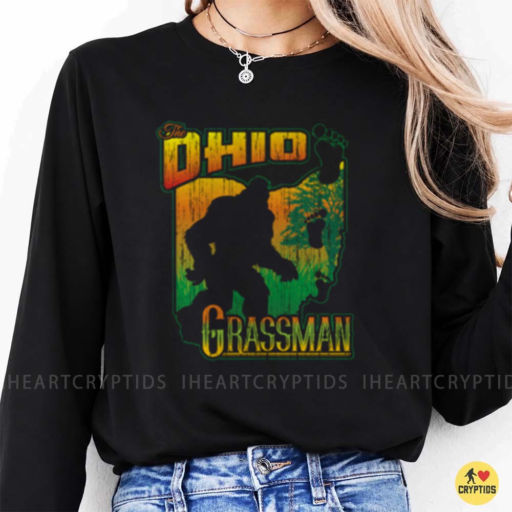 Ohio Grassman Bigfoot Sasquatch Cryptid Monster T-Shirt 4 Ohio Grassman Bigfoot Sasquatch Cryptid Monster Shirt