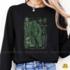 Ohio Grassman Cryptid Field Guide Bigfoot Sasquatch Skull Footprint Shirt