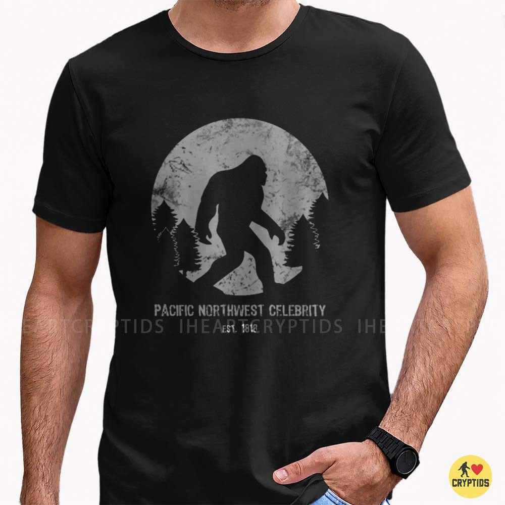 Pacific Northwest Celebrity Bigfoot Sasquatch Cryptid T-Shirt 2 Pacific Northwest Celebrity Bigfoot Sasquatch Cryptid Shirt