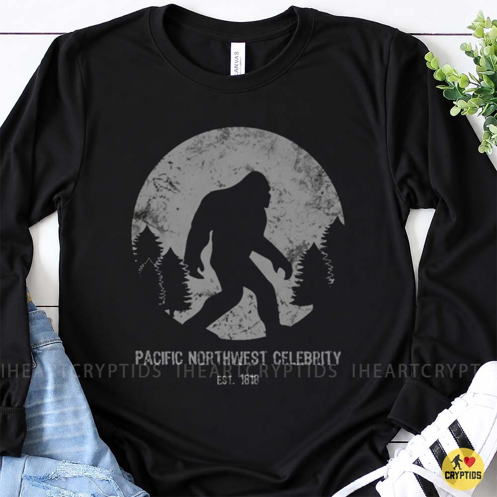 Pacific Northwest Celebrity Bigfoot Sasquatch Cryptid T-Shirt 1 Pacific Northwest Celebrity Bigfoot Sasquatch Cryptid Shirt