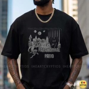 Paranormal Patio Alien Mothman Chupacabra Jersey Devil Cryptid Party Shirt