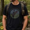 Pine Barrens Institute Cryptids Folklore Sightings Ivory Billed Woodpecker Badge Shirt