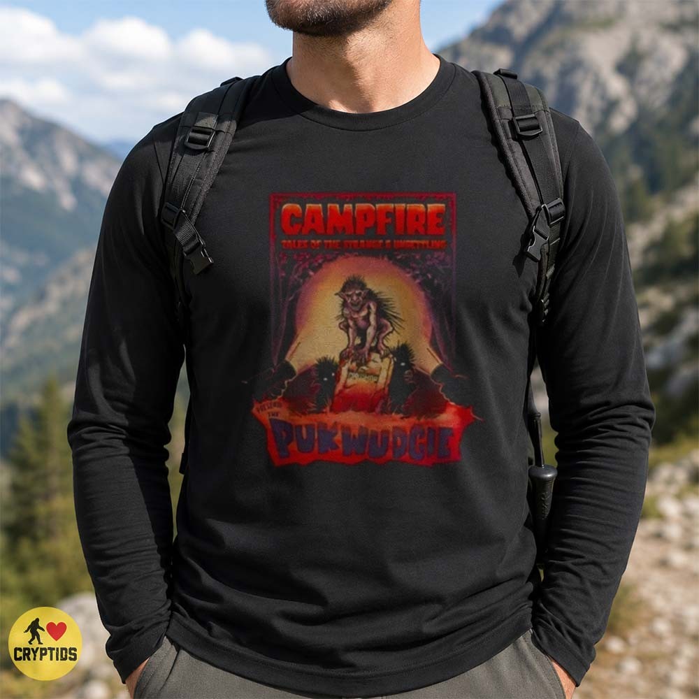 Pukwudgie Campfire Tales Strange Unsettling Native American Cryptid Horror T-Shirt 2 Pukwudgie Campfire Tales Strange Unsettling Native American Cryptid Horror Shirt