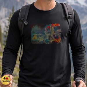 Rainbow Nine Tailed Kitsune Fox Spirit Shirt