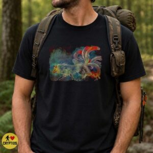 Rainbow Nine Tailed Kitsune Fox Spirit Shirt