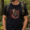 Red Kitsune Mask Fox Spirit Japanese Yokai Shirt
