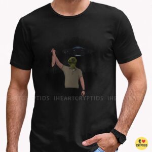 Reptilian Shapeshifter Alien Holding Human Face UFO Conspiracy Theory Funny T-Shirt 7 Reptilian Shapeshifter Alien Holding Human Face UFO Conspiracy Theory Funny Shirt