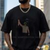 Reptilian Shapeshifter Alien Holding Human Face UFO Conspiracy Theory Funny Shirt