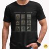 Respect The Locals Bigfoot Mothman Alien Cryptid Vintage Stamp Collection Funny Shirt