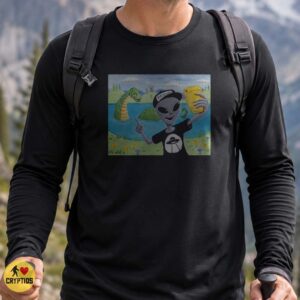 Roswell Alien Selfie With Loch Ness Monster Funny Cryptid T-Shirt 5 Roswell Alien Selfie With Loch Ness Monster Funny Shirt