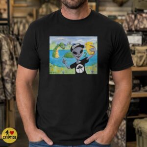 Roswell Alien Selfie With Loch Ness Monster Funny Cryptid T-Shirt 7 Roswell Alien Selfie With Loch Ness Monster Funny Shirt