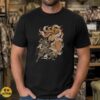 Samurai Fighting Kitsune Fox Spirit Japanese Yokai Shirt