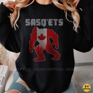 Sasq'ets Sasquatch Canadian Flag Canada Maple Leaf Forest Shirt