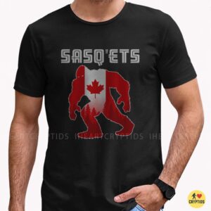 Sasq'ets Sasquatch Canadian Flag Canada Maple Leaf Forest Shirt