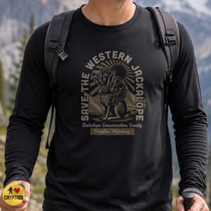 Save The Western Jackalope Douglas Wyoming Conservation T-Shirt 7 Save The Western Jackalope Douglas Wyoming Conservation Shirt