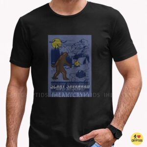 Scary Savannah And Beyond Bigfoot Camping Cryptid Shirt