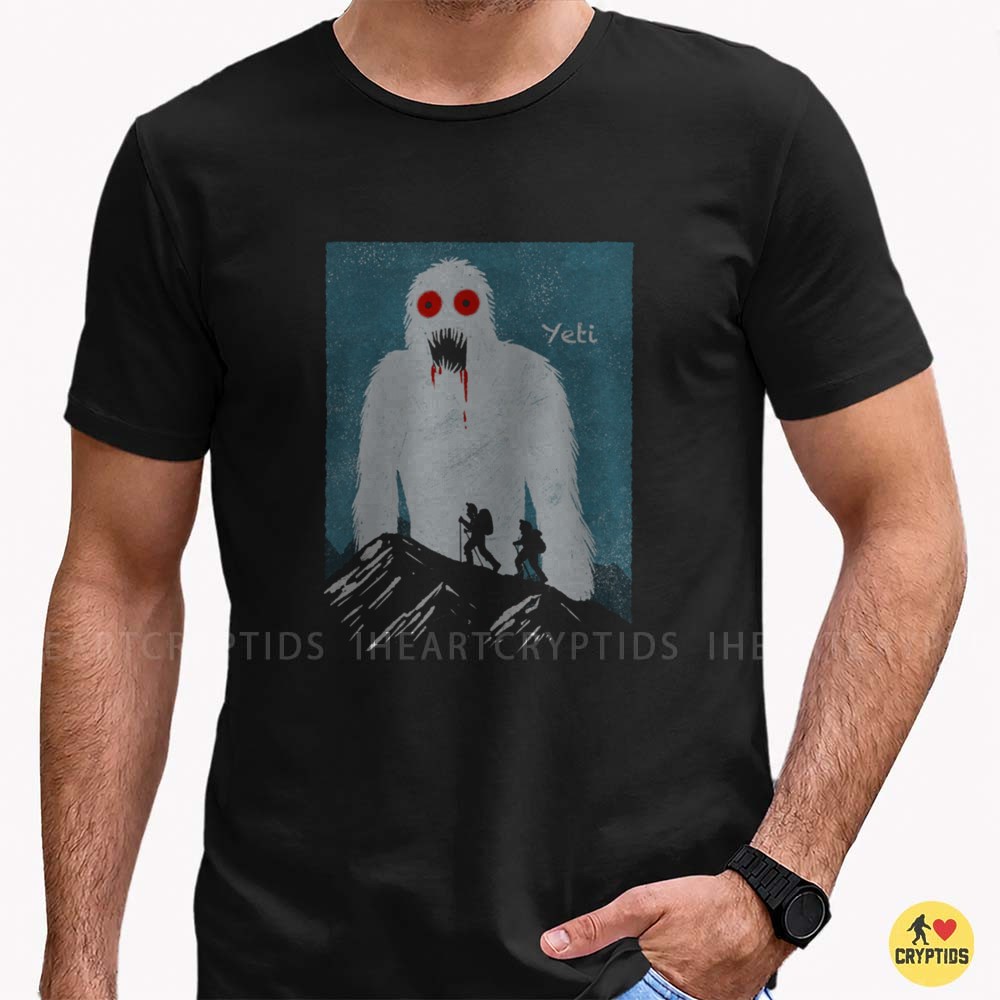Scary Yeti Mountain Hiker Cryptid Monster T-Shirt 2 Scary Yeti Mountain Hiker Cryptid Monster Shirt