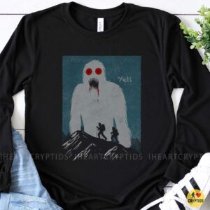 Scary Yeti Mountain Hiker Cryptid Monster T-Shirt 9 Scary Yeti Mountain Hiker Cryptid Monster Shirt