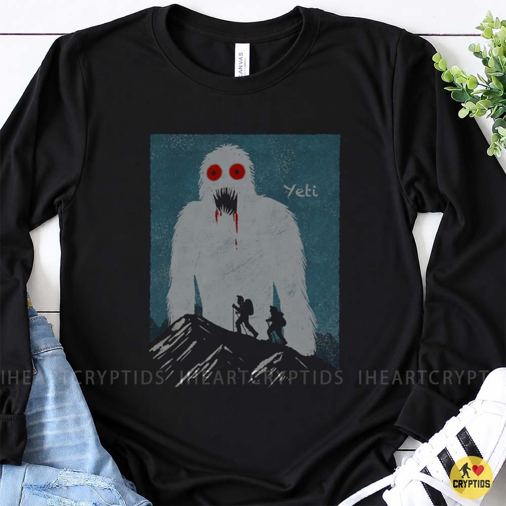 Scary Yeti Mountain Hiker Cryptid Monster T-Shirt 5 Scary Yeti Mountain Hiker Cryptid Monster Shirt