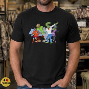 Scooby-Doo Gang as Cryptids Bigfoot Mothman Lizard Man Funny Shirt