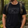 Sea Serpent Lake Monster Celestial Line Art Minimalist Cryptid Shirt