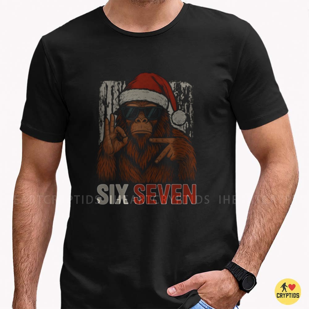 Six Seven Santa Bigfoot Funny Christmas Sasquatch Meme T-Shirt 2 Six Seven Santa Bigfoot Funny Christmas Sasquatch Meme Shirt