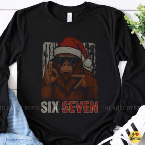 Six Seven Santa Bigfoot Funny Christmas Sasquatch Meme T-Shirt 8 Six Seven Santa Bigfoot Funny Christmas Sasquatch Meme Shirt
