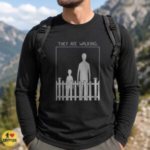 Slender Man They Are Walking Creepy Silhouette Horror Paranormal T-Shirt 5 Slender Man They Are Walking Creepy Silhouette Horror Paranormal Shirt