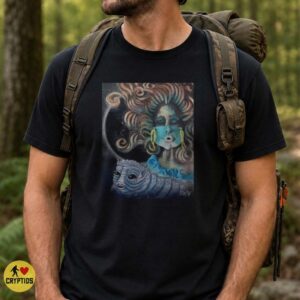 Squonk Crying Cryptid Surreal Psychedelic Woman Dark Art Shirt