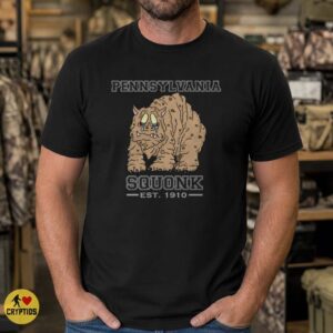 Squonk Pennsylvania Cryptid Est 1910 College Style Crying Monster Shirt