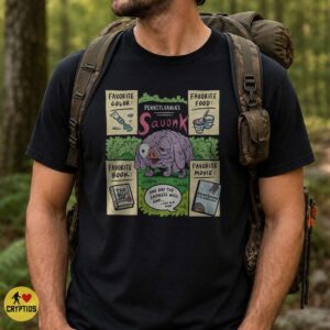 Squonk Pennsylvania Cryptid Favorite Things Funny Sad Monster Comic T-Shirt 7 Squonk Pennsylvania Cryptid Favorite Things Funny Shirt