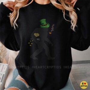 St Patricks Day Bigfoot Leprechaun Gold Sasquatch Shirt