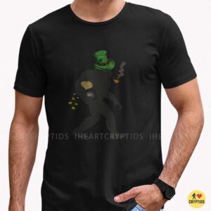 St Patricks Day Bigfoot Leprechaun Gold Sasquatch Shirt