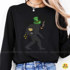 St Patricks Day Bigfoot Leprechaun Gold Sasquatch Shirt