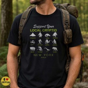Support Your Local Cryptid New York Montauk Monster Champ Paranormal Shirt