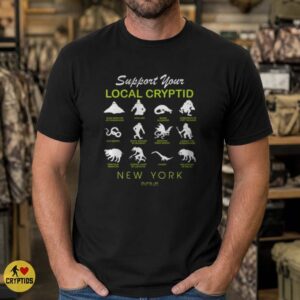 Support Your Local Cryptid New York Montauk Monster Champ Paranormal Shirt
