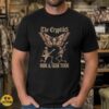 The Cryptids Hide and Seek Tour Mothman Skeleton Band Rock Shirt